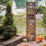 DIY Fall/Halloween Double Sided Front Porch Signs