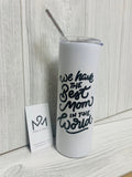 20oz Stainless Steel Tumbler with Lid and Straw