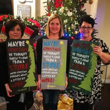 Shanna’s party December 1st - Double Sided Front Porch Sign & Christmas signs