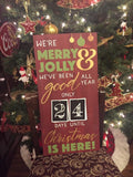 Shanna’s party December 1st - Double Sided Front Porch Sign & Christmas signs