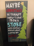 Shanna’s party December 1st - Double Sided Front Porch Sign & Christmas signs