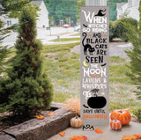 DIY Fall/Halloween Double Sided Front Porch Signs